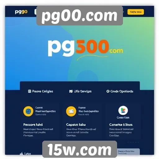 Interface do site pg00.com é intuitiva e amigável